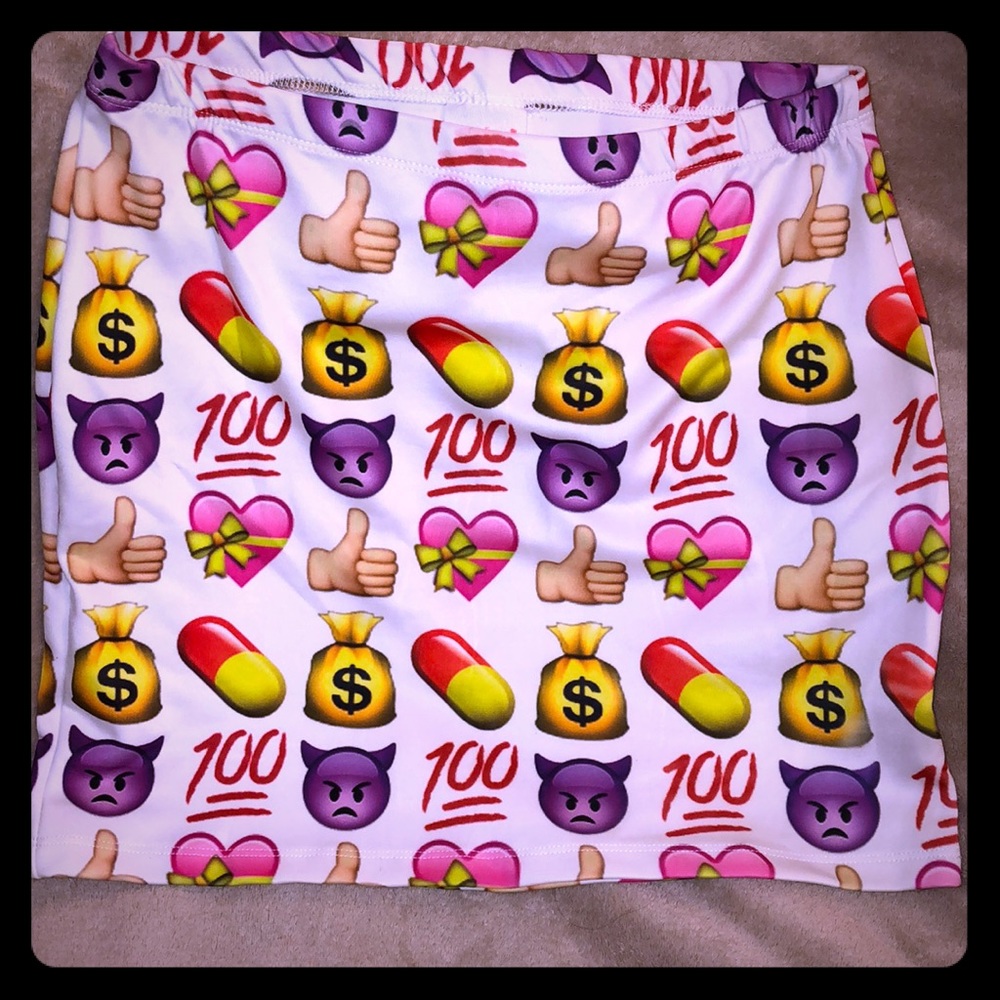 Emoji Design Skirt